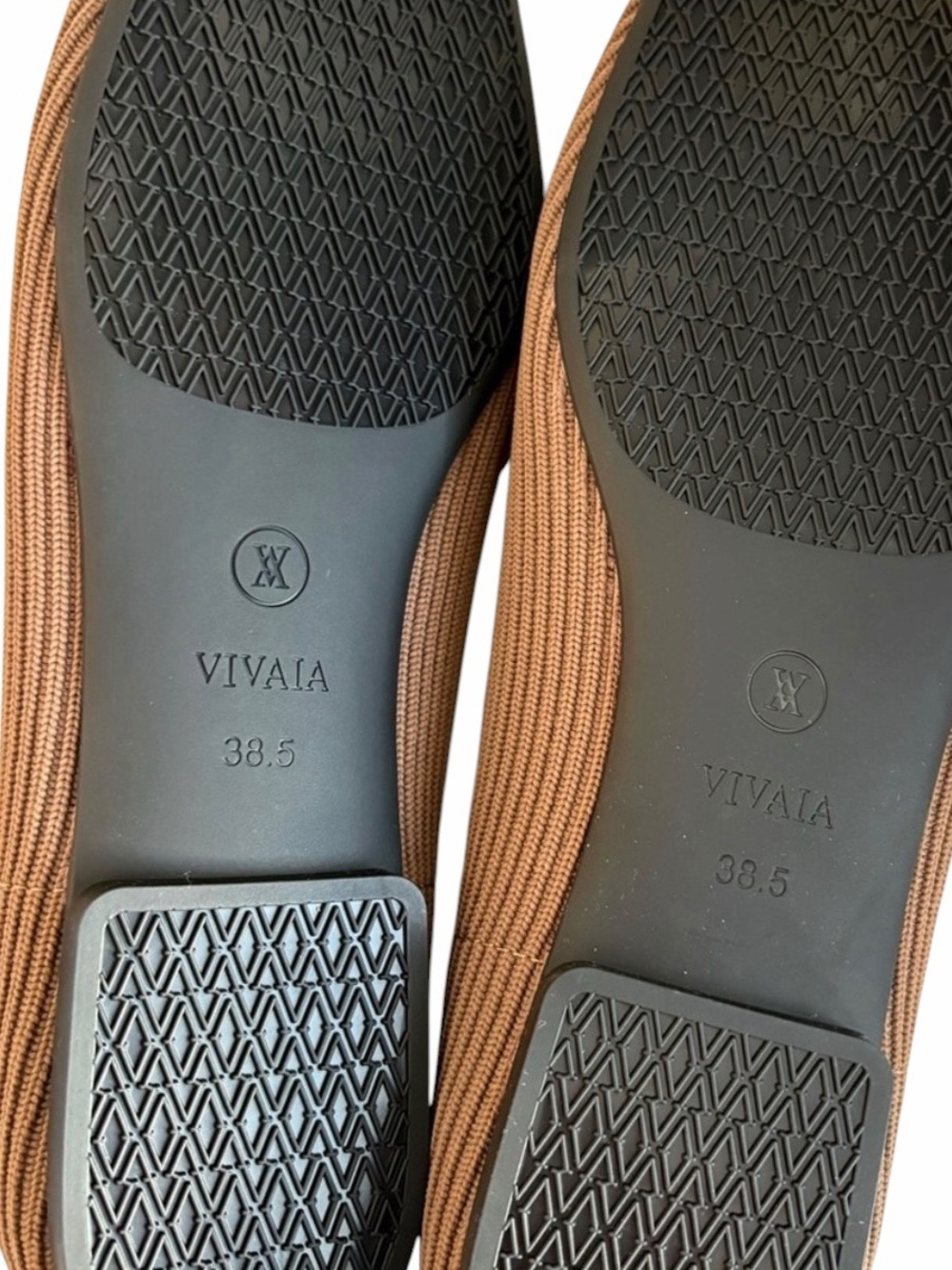 Vivaia Square-Toe V-Cut Flats (Margot 2.0). Espresso. Size 7.5 (38.5). NIB - Picture 8 of 8